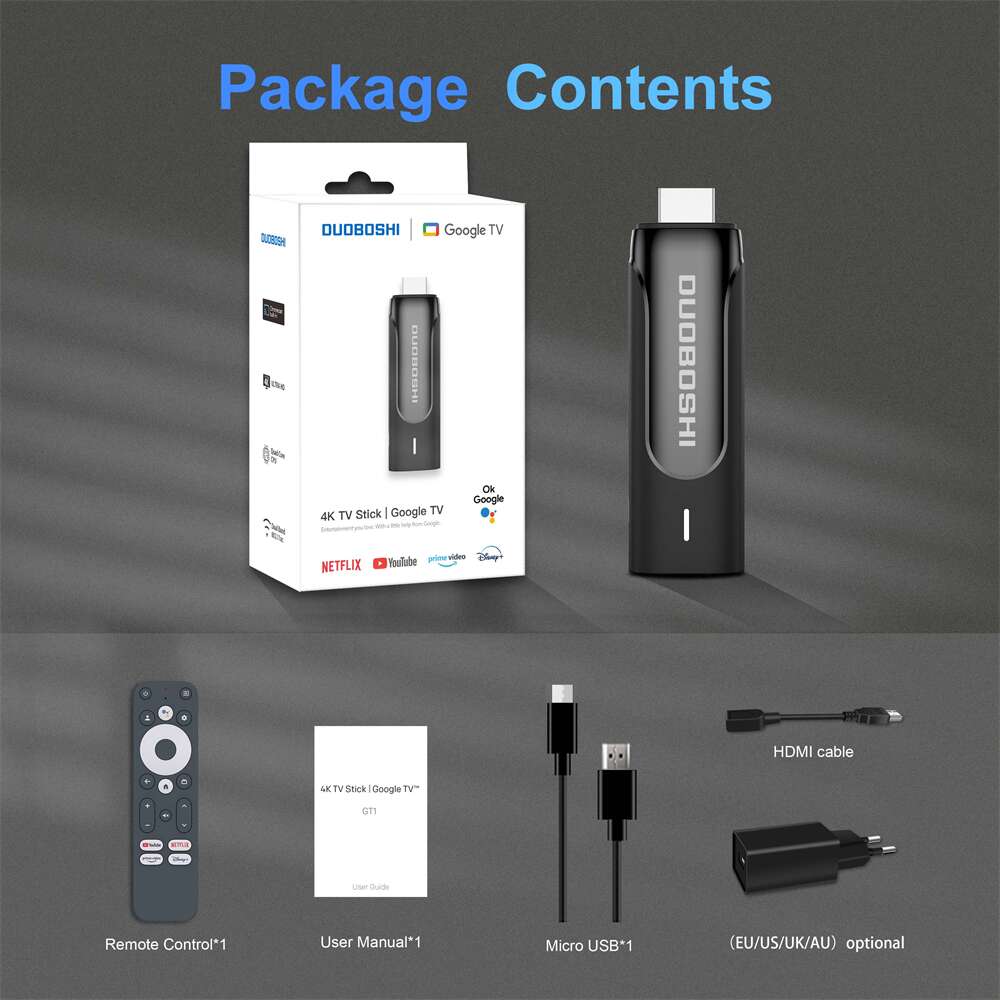 GT1 Amlogic S905y4 Google Certified android tv stick: Transform Your TV Time