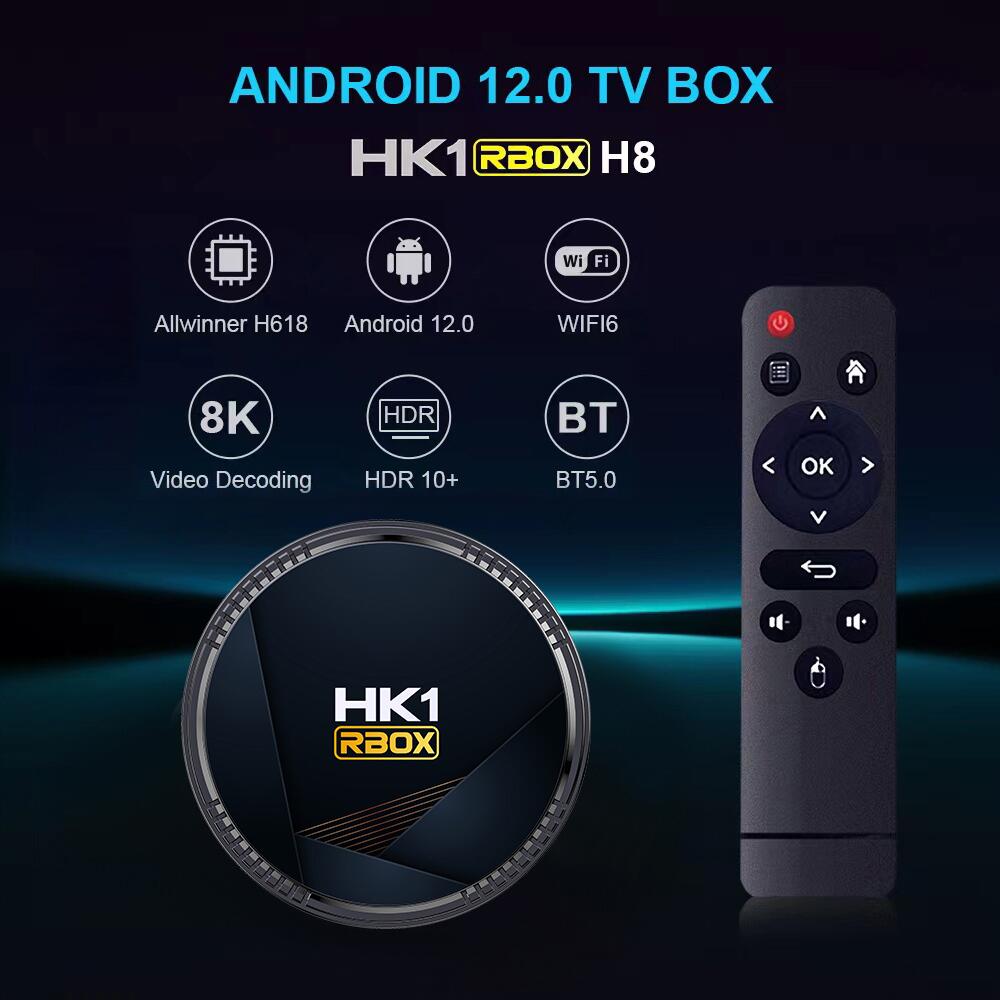 Unleash Power with HK1 RBOX H8 Allwinner H618 ott tv box