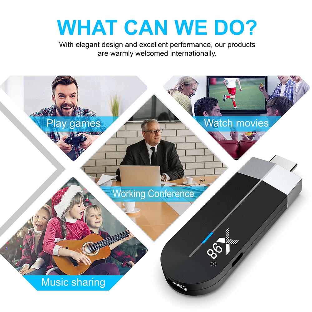 X98-S500 Amlogic S905y4 android tv stick: Customized Entertainment for You