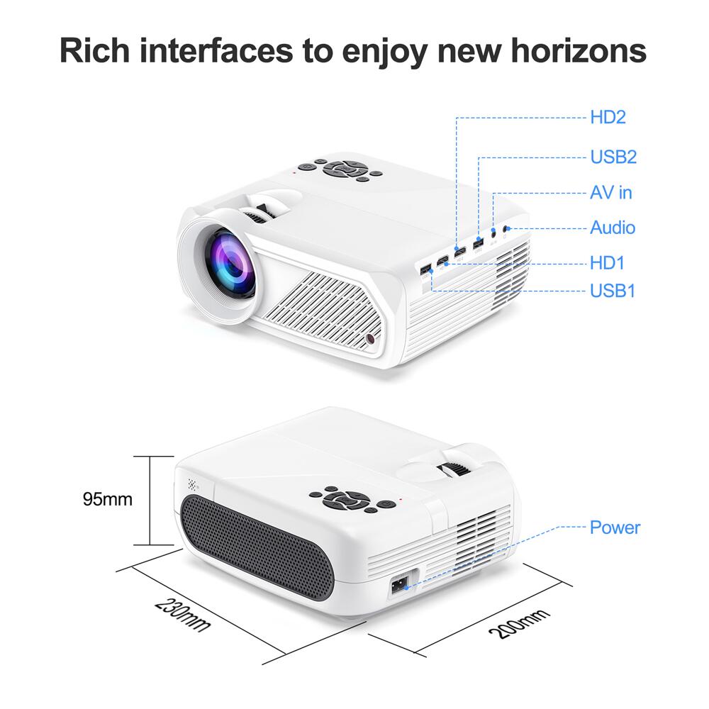 H96Max PJ-X6 Allwinner H713 android Projector: Entertainment Crafted in China