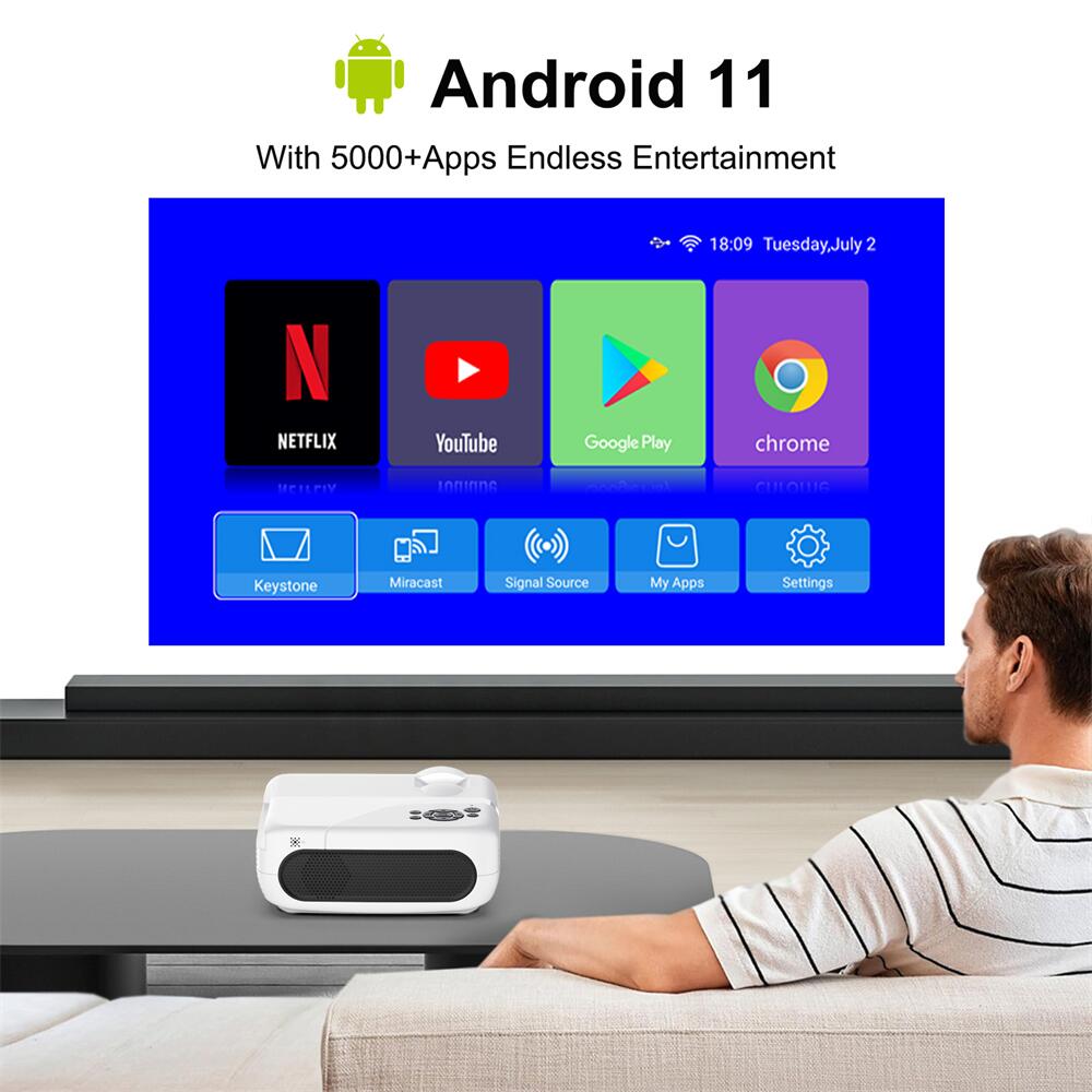 H96Max PJ-X6 Allwinner H713 android Projector: Entertainment Crafted in China