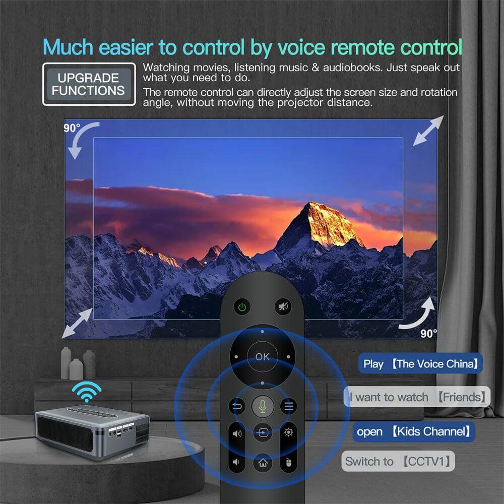 X1 Amlogic T972 android Projector: Customized Entertainment for You