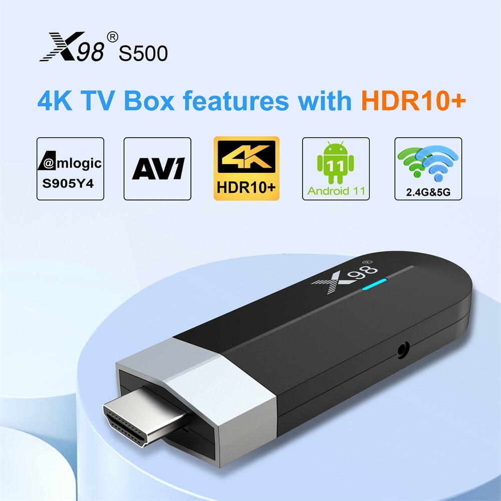 OEM X98-S500 Amlogic S905y4 android tv stick: from China manufacturer