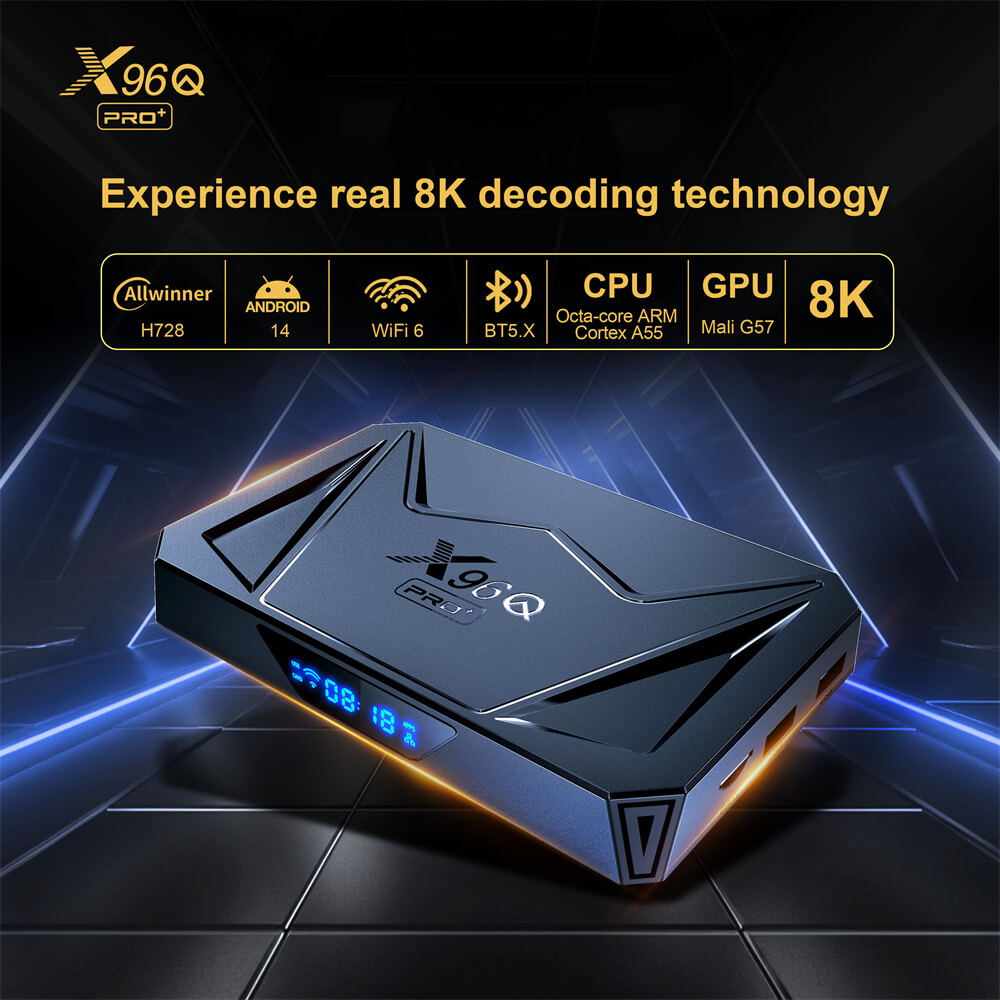 X96Q PRO+ Allwinner H728 android tv box: Customized Entertainment Wonders