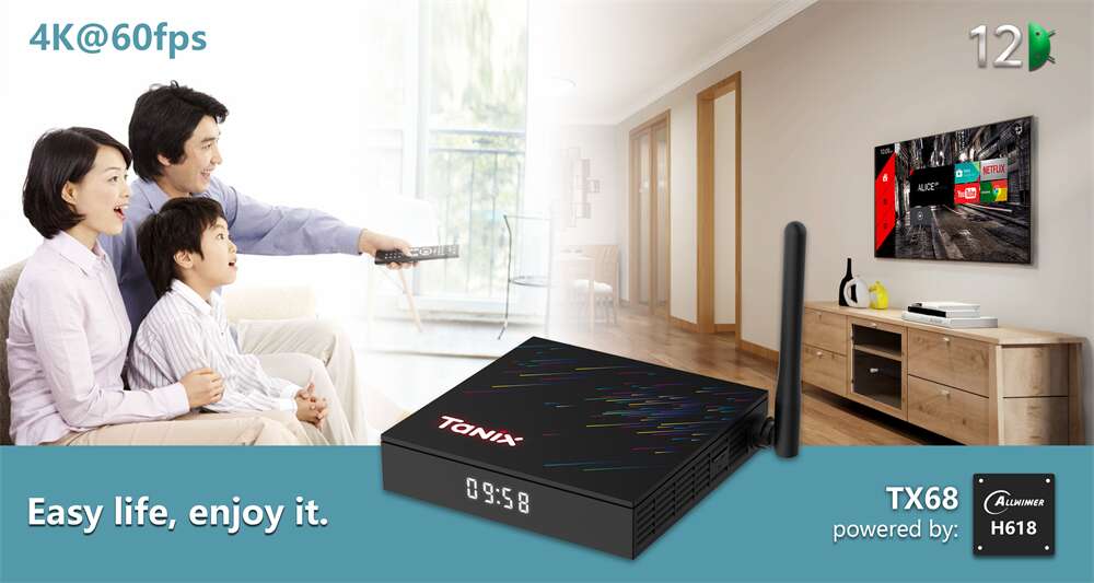 Upgrade Your Entertainment Setup with Tanix TX68 Allwinner H618 android tv box